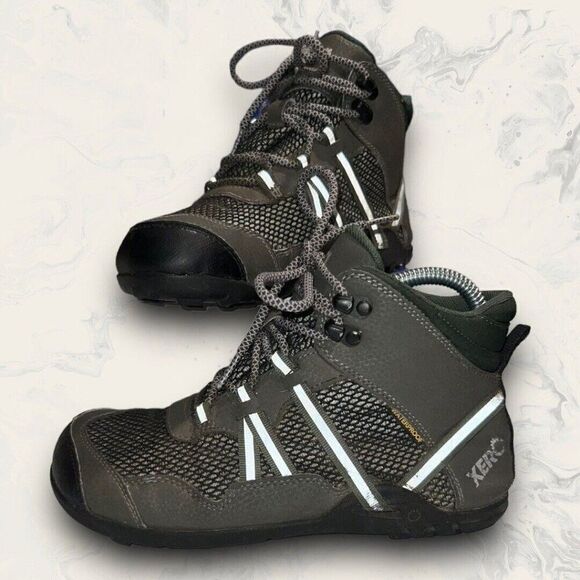 Xero Xcursion Zero Drop Gray Waterproof Outdoor Hiking Boots Womens Size 6.5 - Picture 1 of 8